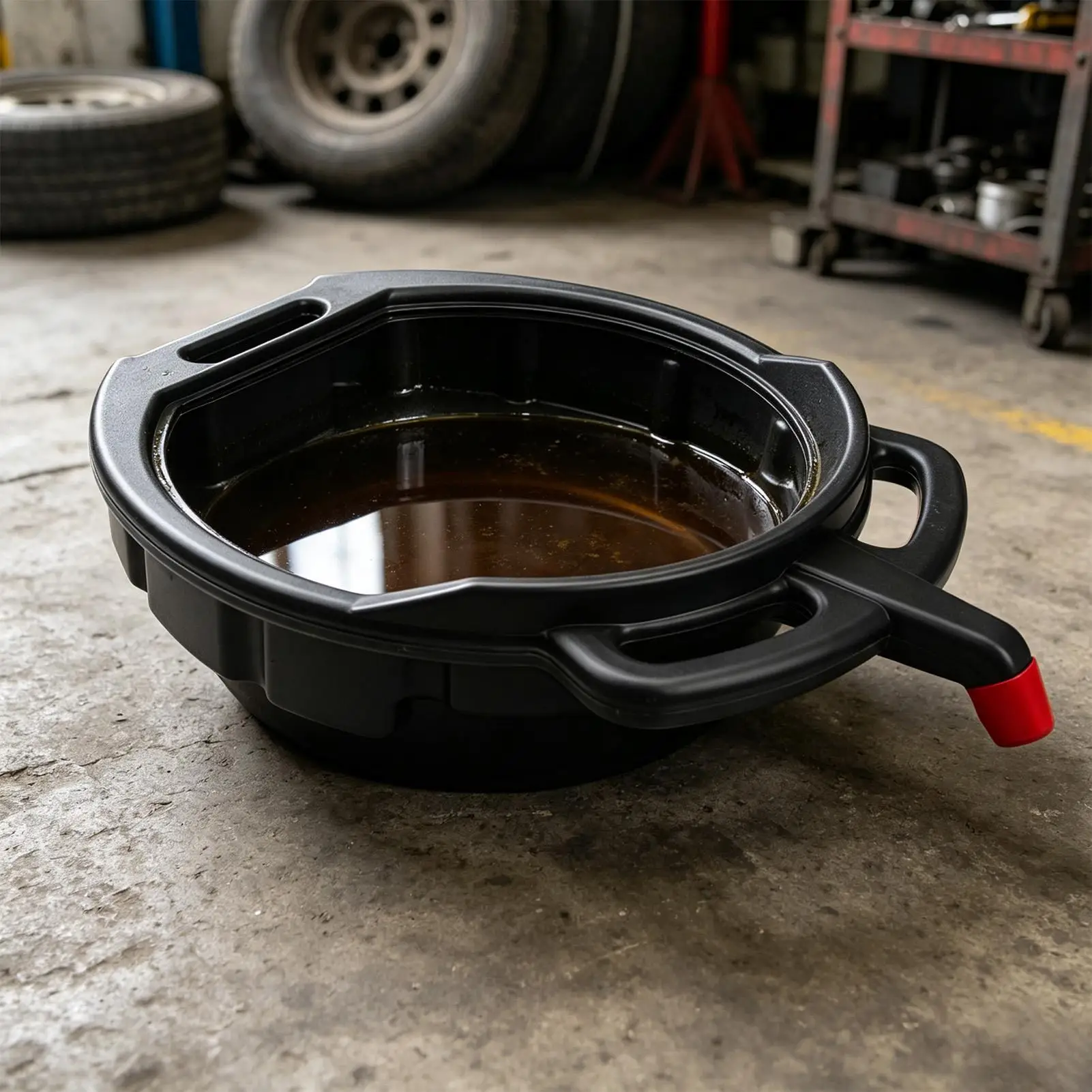 Oil Drain Pan Anti-Splash auto repair waste oil tray 15L automotive Garage Floor Waste Oil Drain Pan for Automotive Truck