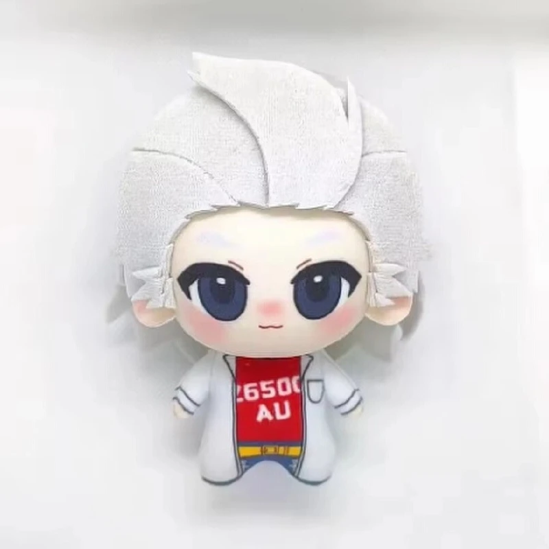 

(Spot) Новая анимационная периферийная кукла Dr.Stone Jeno 10 см, хлопковая кукла Tongren, периферийные устройства, аниме-кукла, милый кулон, периферийный подарок