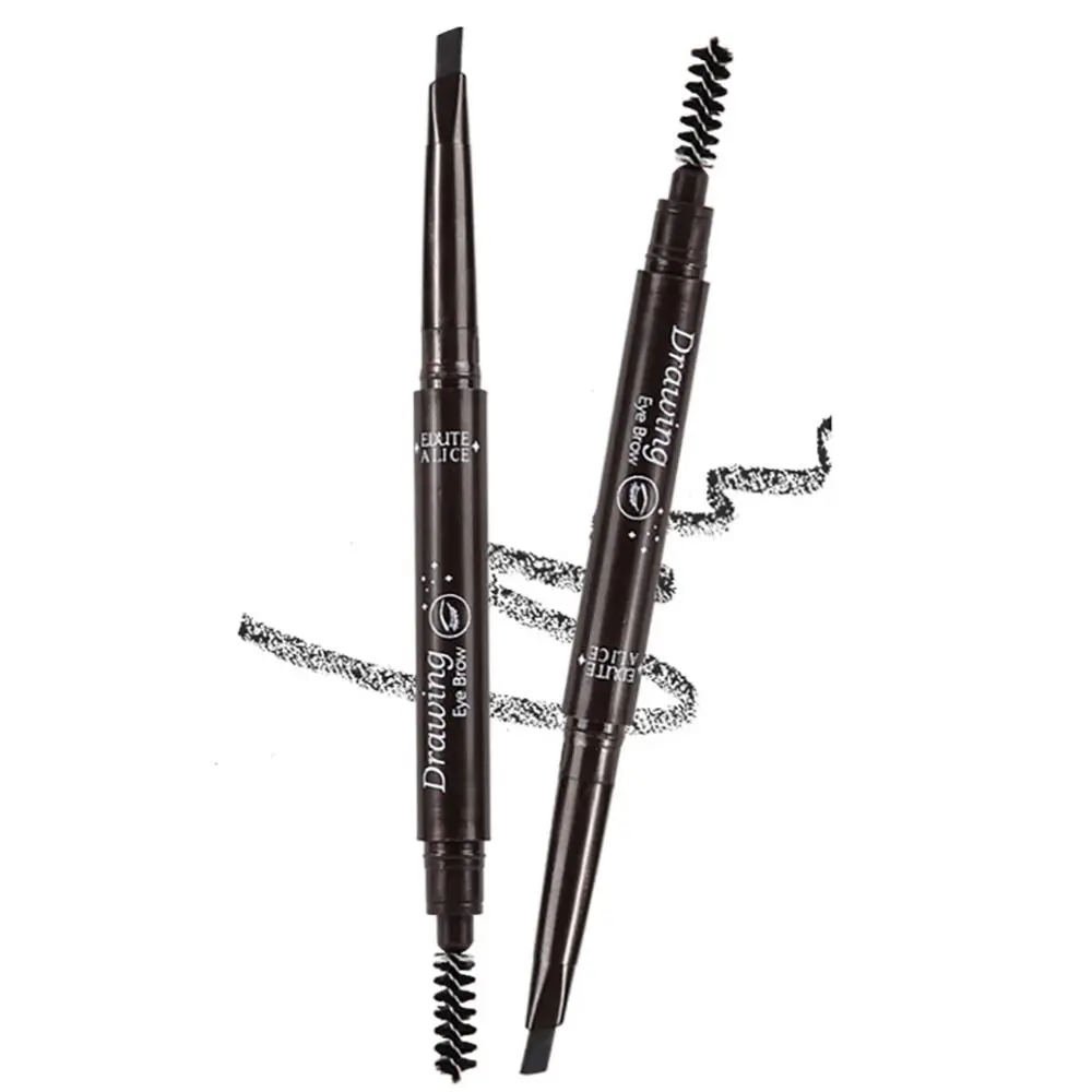 Long Lasting Eyebrow Pencil with Brush Waterproof Eyebrow Liner & Definition Automatic Rotation Cosmetic Tools Eye Makeup