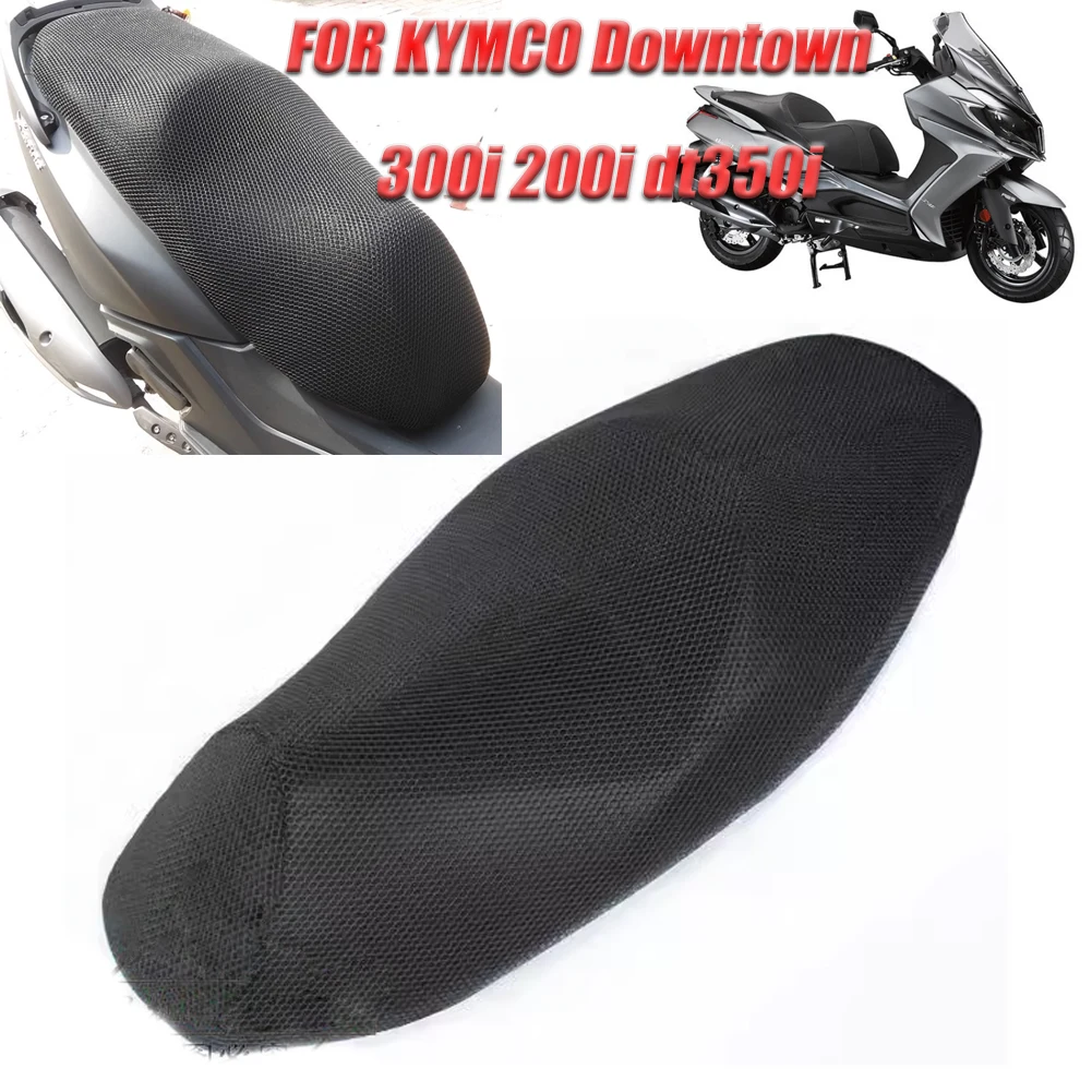 Motorcycle 3D Breathable Sunscreen Mesh Protecting Rear Cushion Seat CoverFor KYMCO Downtown 350i 300i 350 300 200