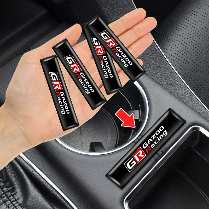 10Pcs Epoxy Car Sticker GR Sport Interior for GR Gazoo Racing C-HR Avensis Prado Corolla Body Rear Decals Accessories For Toyota