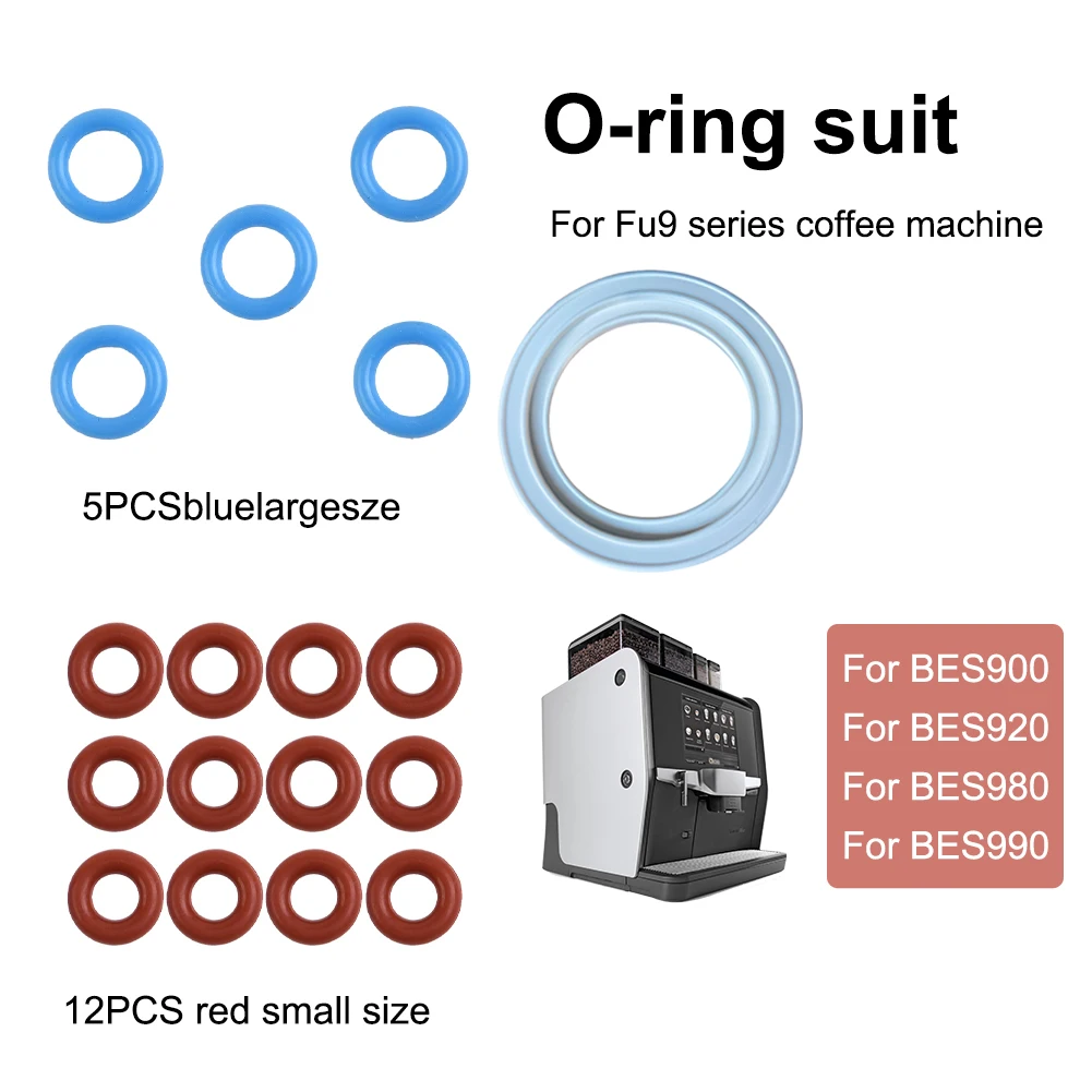 

18pc/set Coffee Maker Silicone O-rings For Breville BES920 BES900 BES98 Dual Boiler Group Head Gasket Boiler O-Ring Replacement