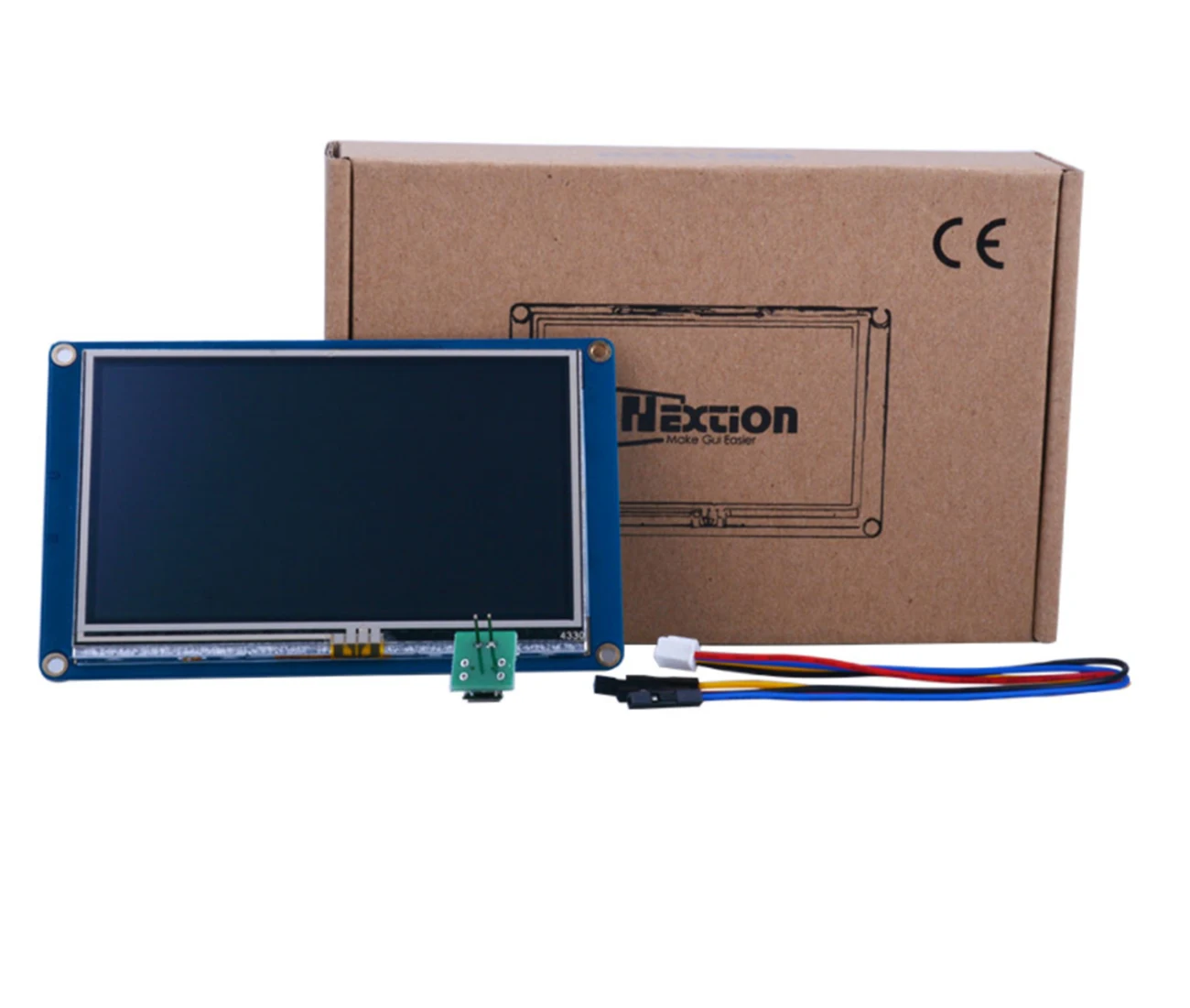 Nextion 4.3 HMI สมาร์ท USART UART แผง LCD TFT สัมผัสแบบอนุกรมโมดูลแสดงผลสำหรับ Raspberry Pi 2 A + B + NX4827T043