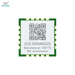 SX1262 LoRa-Modul 868/915 MHz COJXU E22-900MM22S IPEX/Stempelloch 21,5 dBm 7 km SMD ultrakleines RF-Transceiver-Modul