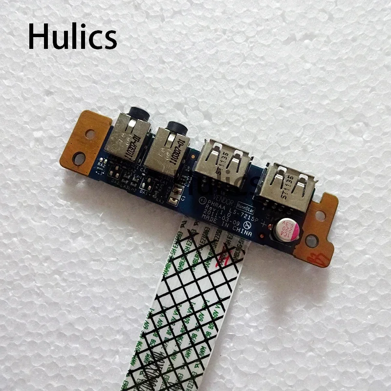 Hulics 케이블 포함 노트북 오디오 USB 보드, 도시바 위성 P770 P775 P775D 용 LS-7215P 사용