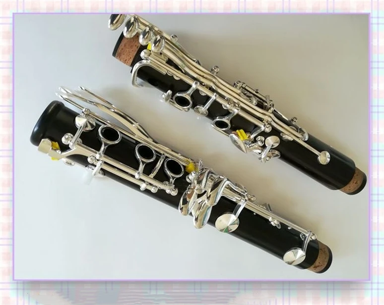 High Quality B Flat Clarinete 17 Keys Silver Plated Buttons Ebony Clarinet High-end Musical Instruments