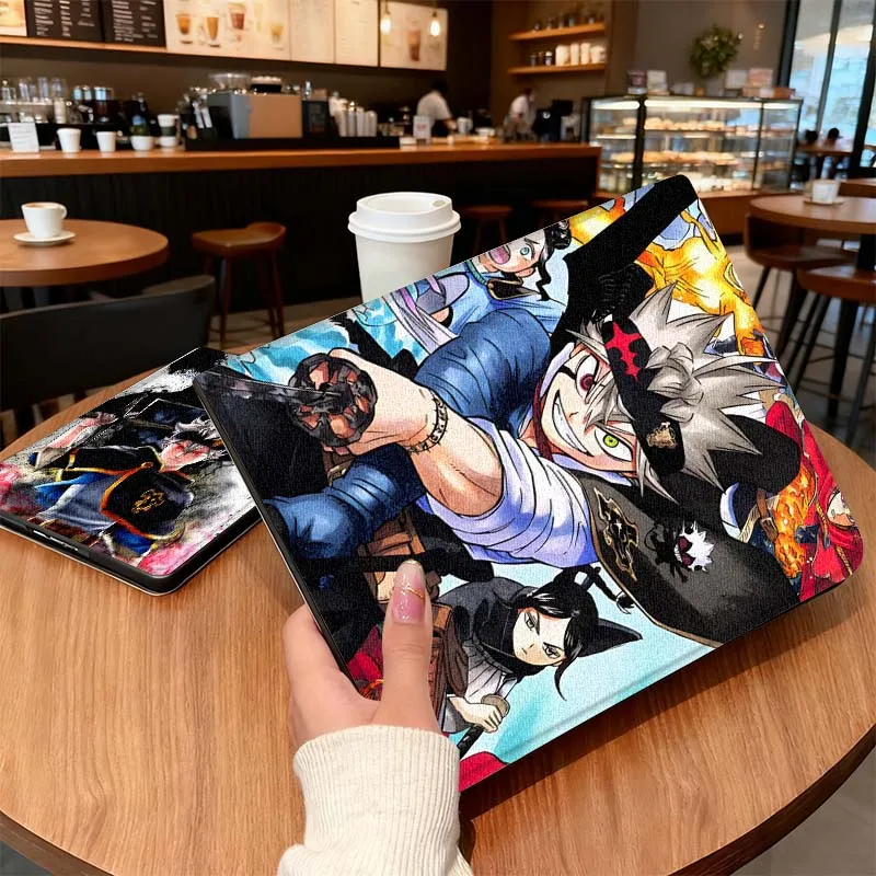 

Cartoon Anime Black Clover Tablet Case For Vivo IQOO Pad Air Pad3 IQOO Pad5 Pad2 Pad3 SE Pro 11.5 12.1 12.3 13 Inch