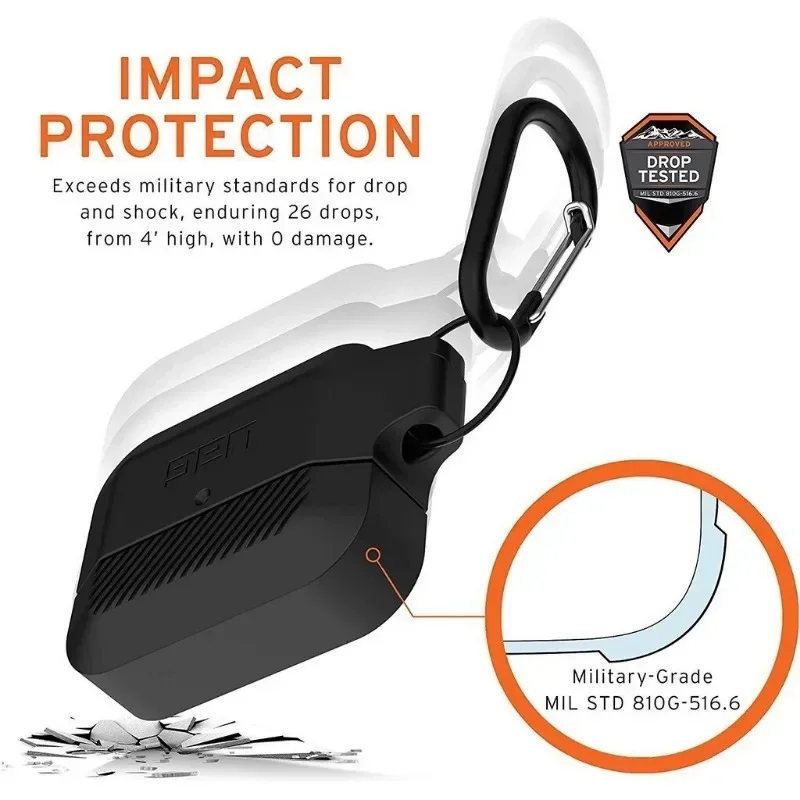 UA Shatter-resistant Cover Apple Airpods 3 generation Case AirPods Pro Water/Dust Resistant Silicone Case