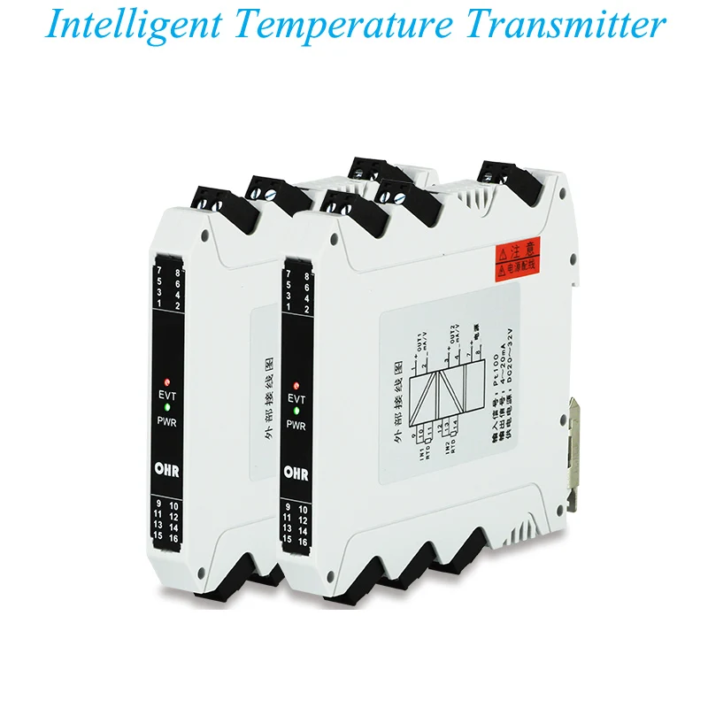 Intelligent Temperature Transmitter Thermal Resistance Thermocouple Signal Isolator Conversion Distribution OHR-M22