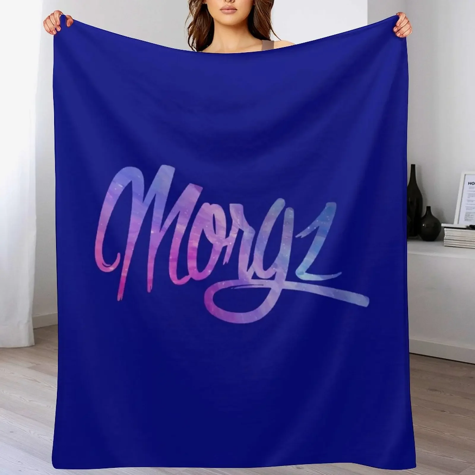 

Youth Morgz Galaxy Logo Throw Blanket Blankets For Sofas Luxury St Beach Blankets For Bed Blankets