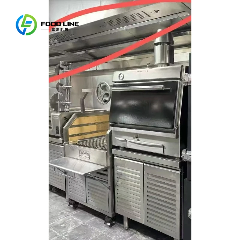 Customized New Hotel Restaurant Spanish Type Commercial Catering Fast Cooking Charcoal Oven