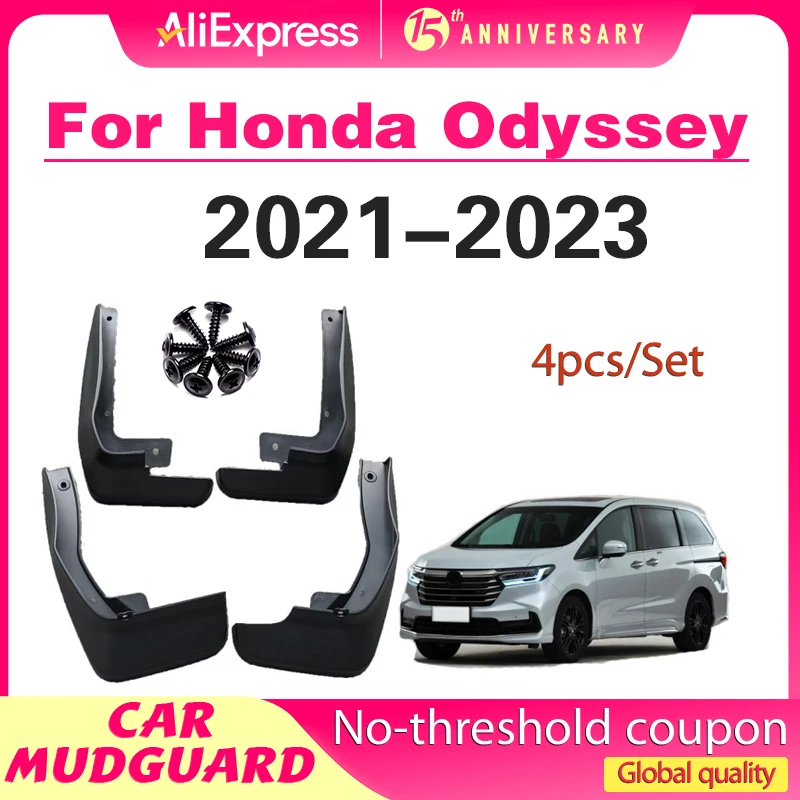 

Mudguards For Honda Odyssey 2021 2022-2023 Cladding Splash Mud Flaps guards Mudflap Car Accessories