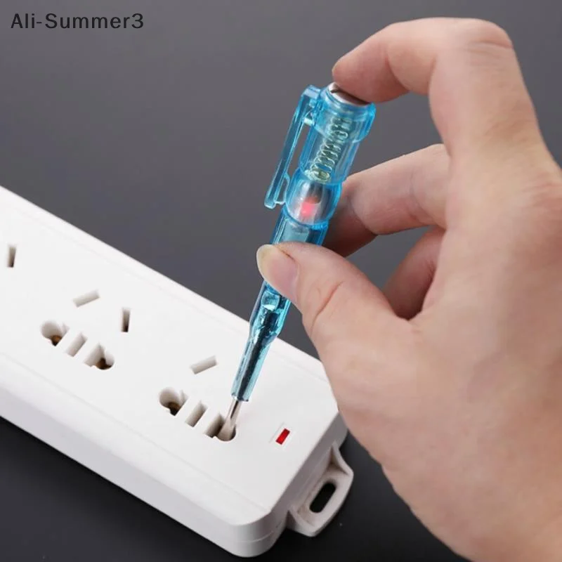 100-500V Voltage Detector Electroprobe Electric Alert Tester Volt Test Pen Plastic Handle Screwdriver Home Electricity Tools