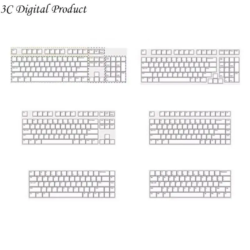 Tecillos mecánicos Capas teclas Establecer HIED KEYCAP SET para 116 keys Q84a