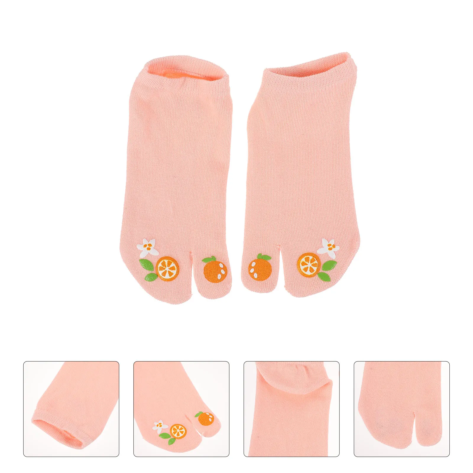 

Cotton Socks Split Toe Comfortable Breathable Two toe Socks Thumb Separating Woman Baby Tabi White Sweat Absorbing Fashion