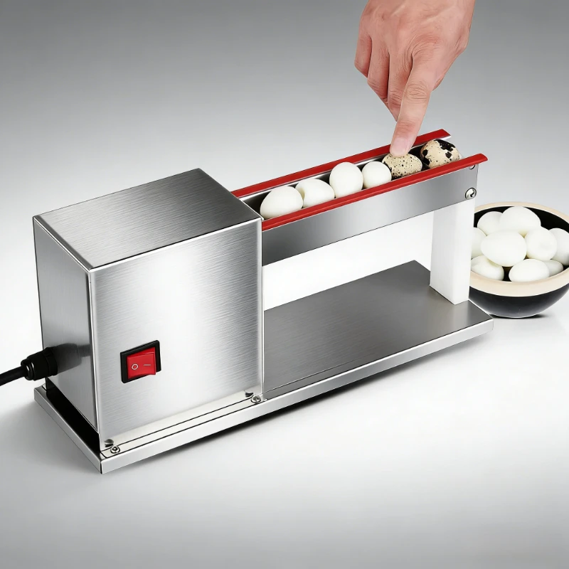 

Маленькая полуавтоматическая машина для очистки перепелиных яиц, электрическая машина для очистки перепелиных яиц, шелушивальная машина, 220 В