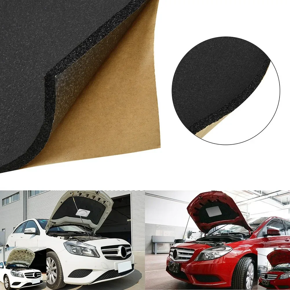 30×50cm Car Sound Proofing Deadener Foam Self- Adhesive- Automobile Interior Accessory Heat Insulation Soundproof Cottons