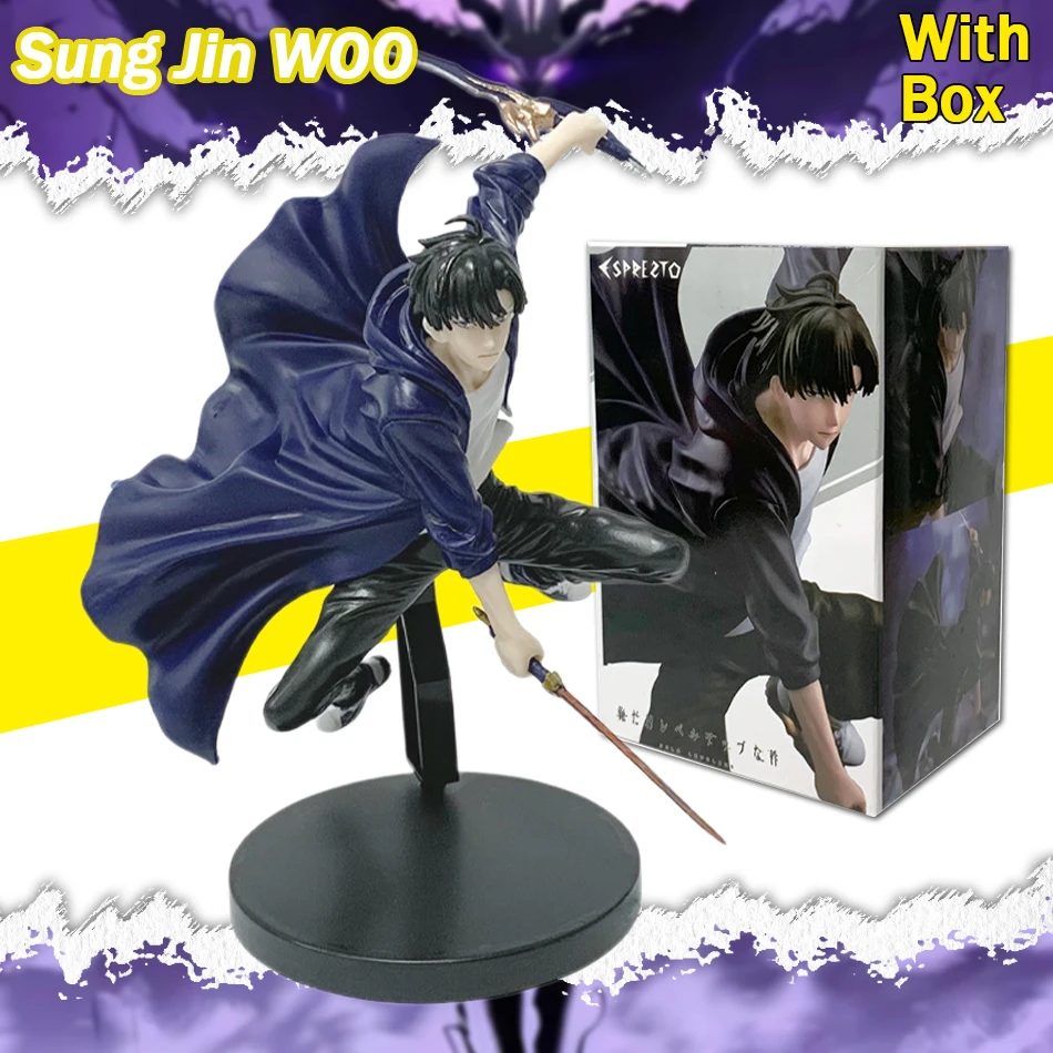 Hit show Anime Solo nivelación Shadow King Battle Edition Cheng Xiaoyu modelo de mano adorno de escritorio Anime periférico modelo de PVC