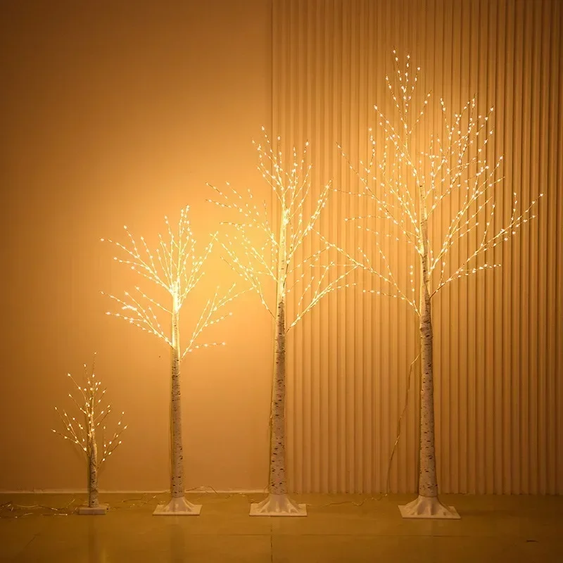 Christmas LED Birch Tree Light with Timer Function for Indoor Outdoor Decoration