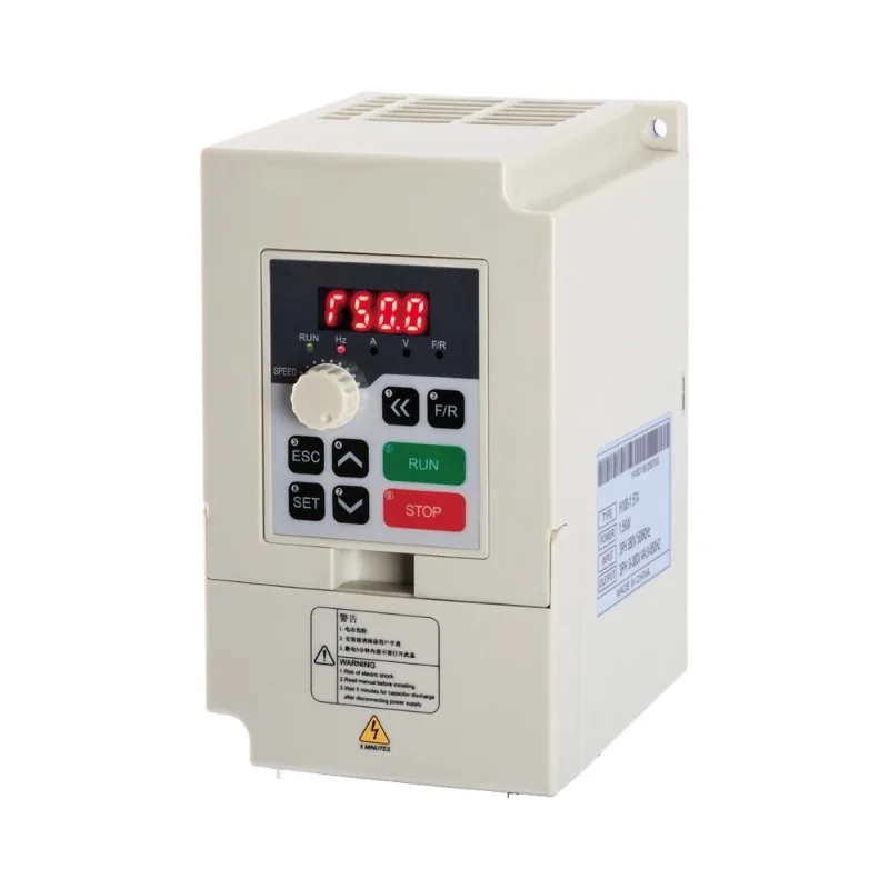 VFD 1.5KW Single Phase 220V/110V 3 Phase 380V Input VFD 0.75KW Single Phase 220V Output Frequency Inverter Converter VFD
