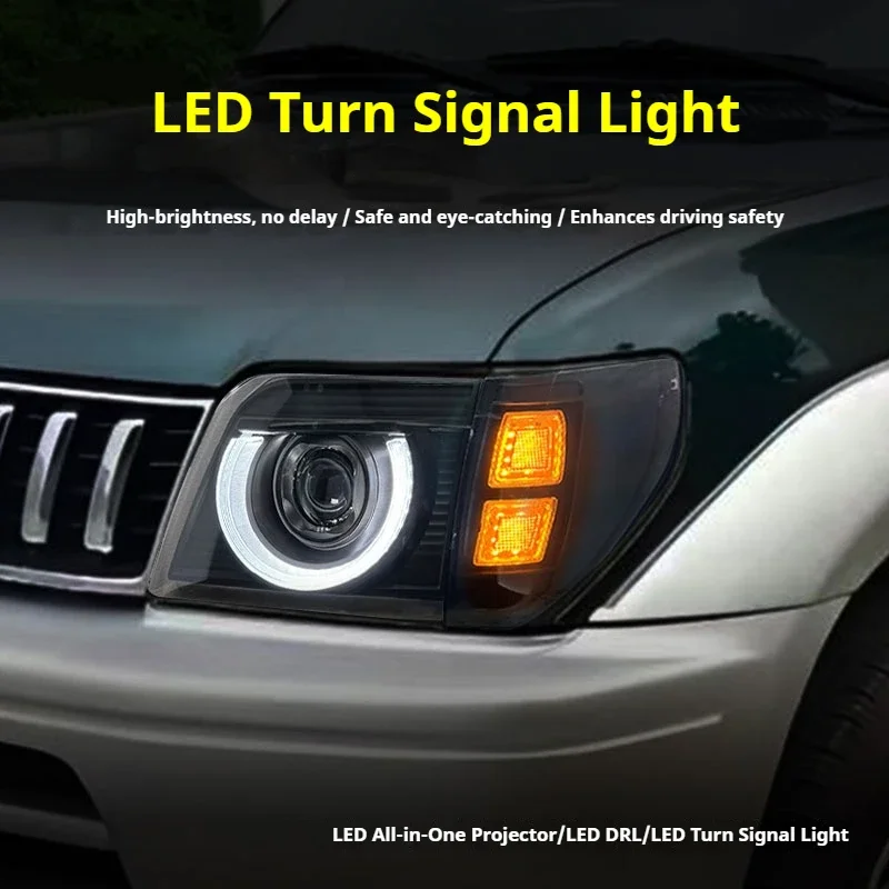 Car Lights for Prado LC90 LED Headlights 1997-2002 LED Projetor Headlamp Daytime Running Light Automotive Accessories
