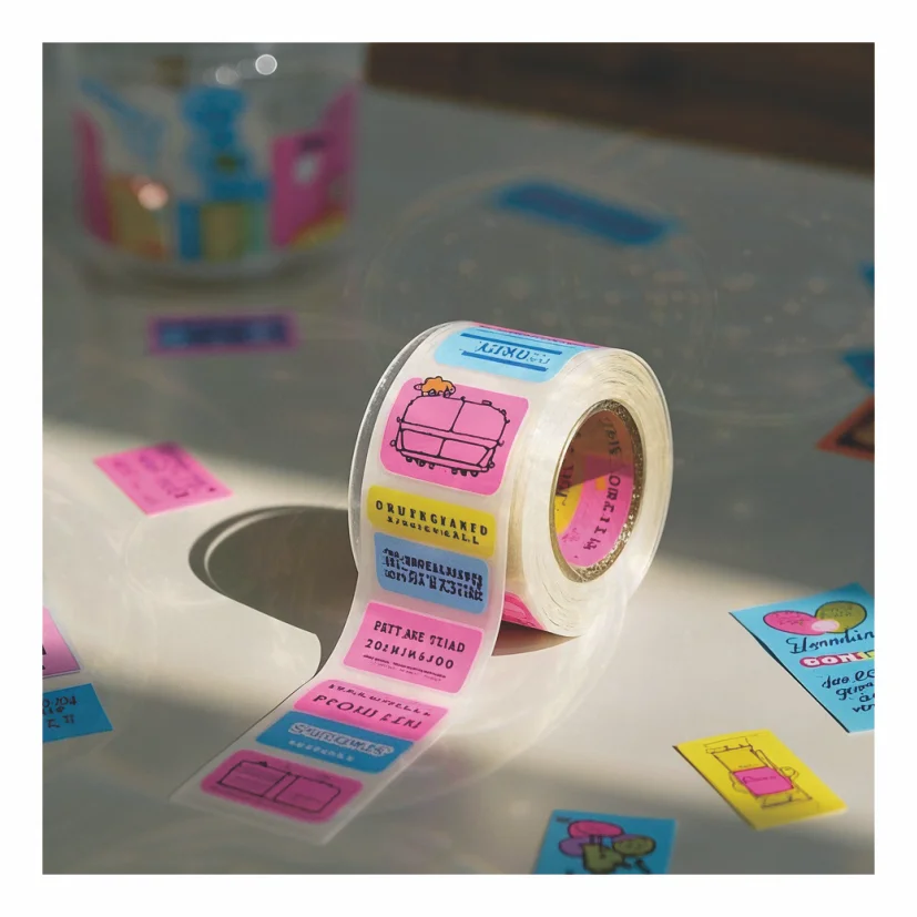 Hot Sale Custom Logo Sticker Sticker Roll Vinyl Sticker Paper Sticker Packaging