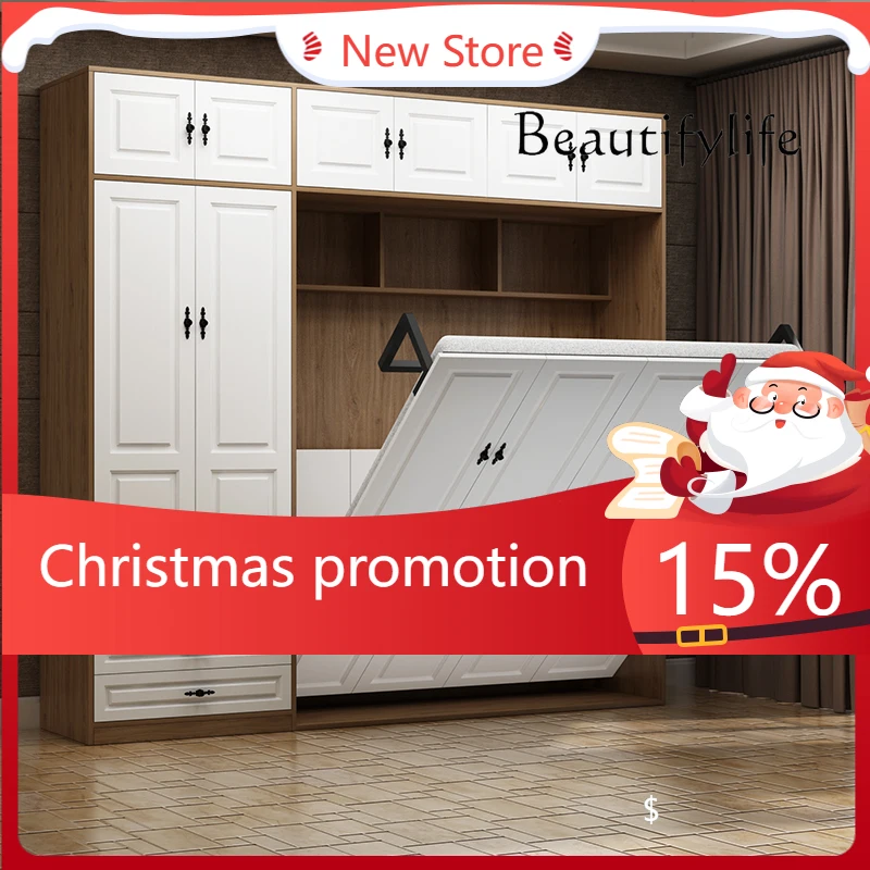 

XX R Fancy Double Bed Unique Organiser Folding Luxury Bed Multifunctional Storage Muebles Para El Hogar Bedroom Furniture Access