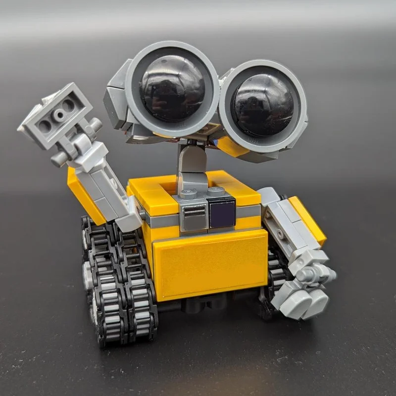 222 قطعة MOC جدار صغير E Disneienyed نموذج اللبنات العمارة تجميع لعبة إبداعية الطوب الاطفال هدايا عيد الميلاد عيد الميلاد #5