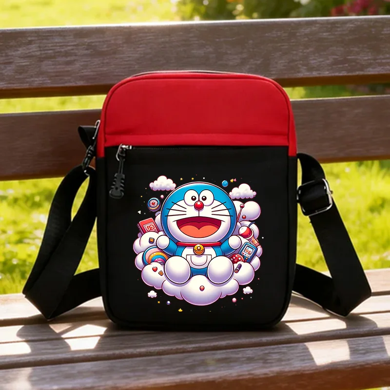 

Doraemons Series Small Square Bag Cute Men's Shoulder Crossbody Bags Casual Fashion Lightweight Mobile Phone Pouch Birthday Gift
