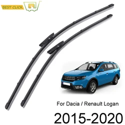 Misima Windshield Windscreen Wiper Blades For Dacia Renault Logan 2015 - 2020 Front Window Wiper Blade 2016 2017 2018 2019