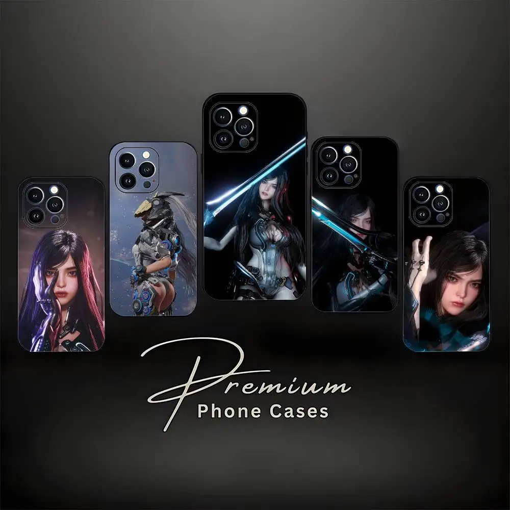 

Game S-Stellar B-Blade Phone Case For iPhone 17,16,15,14,13,12,11 ,Pro Max,XS,X,XR,SE,Mini,8,7,Soft Silicone Black Cover