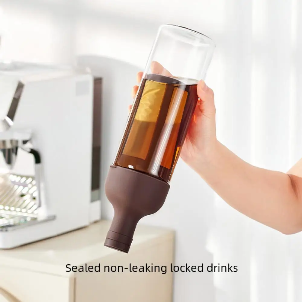 

Кофейник холодного приготовления, стеклянный чайник из боросиликатного стекла, бытовая бутылка для холодного извлечения, чайник из пузырьков и фруктов, стеклянный чайник для закалки, новинка 2024