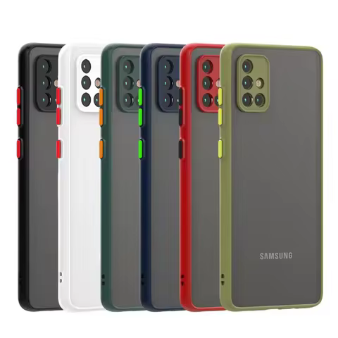 Skin Feel Shockproof Matte Armor For Samsung Galaxy A51 A71 A21s Skin Feel Phone Cover Back Case For Samsung Galaxy A51 A71 A21S