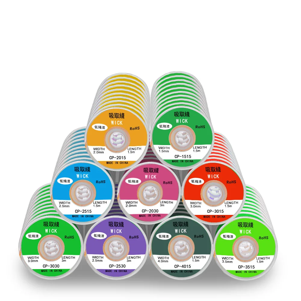 1.0-4.0mm Length Welding Wires Desoldering Mesh Braid Tape Copper Welding Point Solder Remover Wire Repair Tool for Soldering