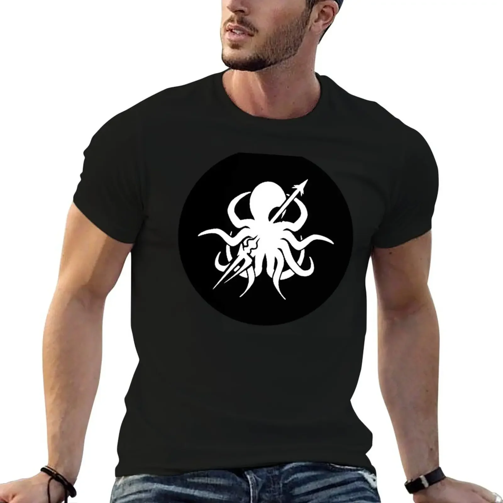 

Abyssal Hunters - Arknights Faction - Logo - Circle T-Shirt oversize t-shirts man summer top tee shirts for men