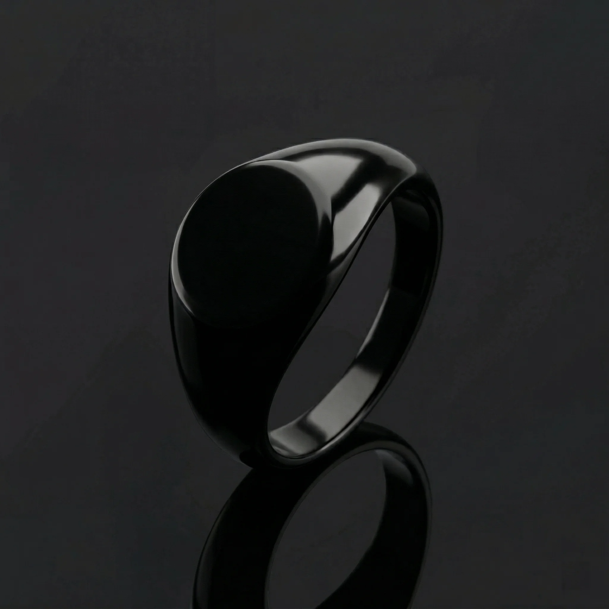 10mm Wide Plain Band Ring for Women Men Gold Silver Color Stainless Steel Minimalist Chunky Finger Jewelry Non-tarnish Gift view 3