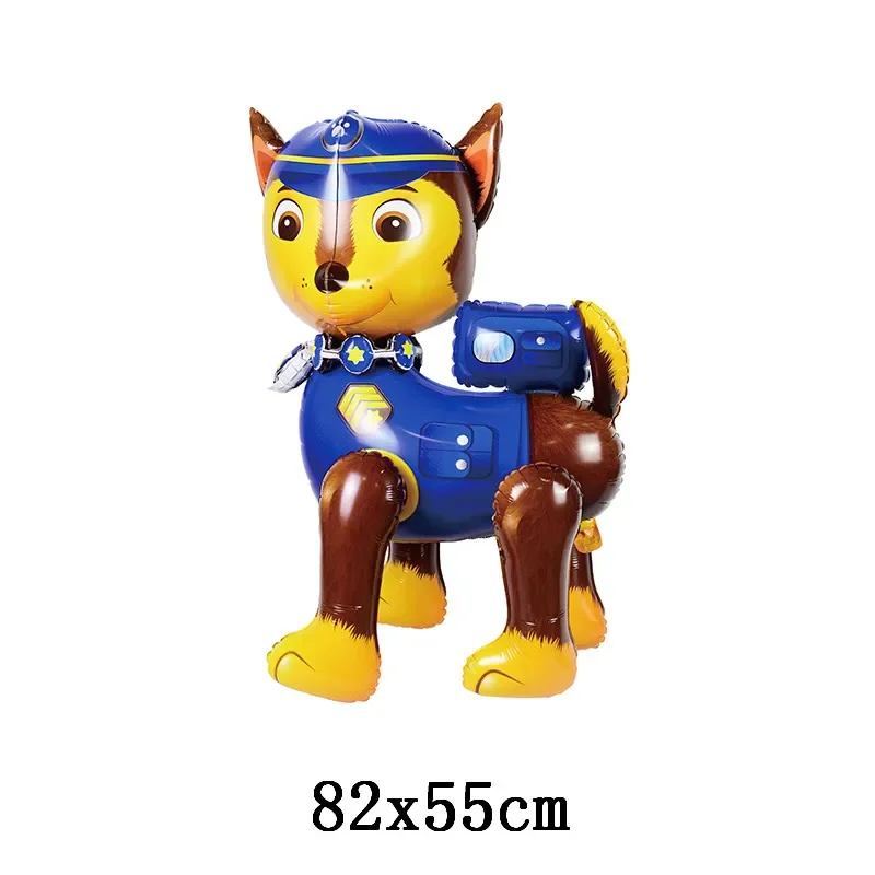 3D باو باترول تشيس الألومنيوم بالون الكرتون سكاي مارشال روبل روكي الأطفال حفلة عيد ميلاد عطلة الحدث بالون الديكور #4