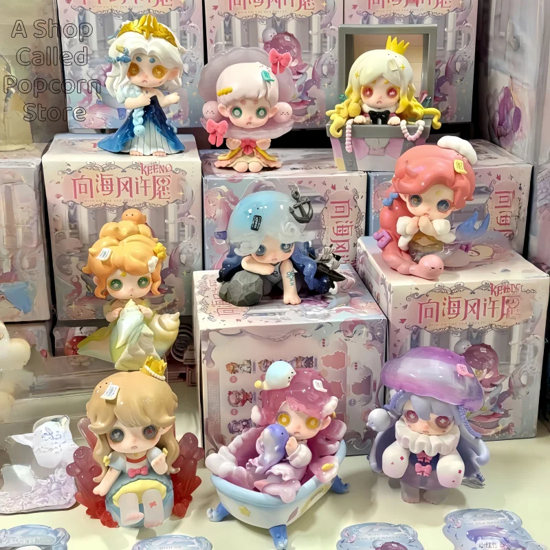 

Подлинная слепая коробка Keeno Ghost Series 2, милые декоративные игрушки, куклы и модные коллекционные фигурки, идеальный подарок