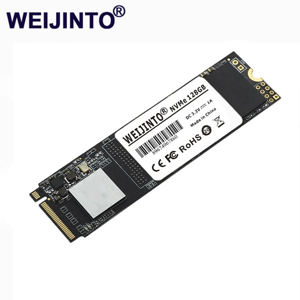 WEIJINTO M2 NVMe3.0 SSD 128GB 256GB 512GB 1TB M.2 PCIE Internal Hard Disk for Laptop Desktop Solid State Drive