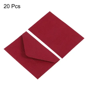 Mini Textured Leinen Retro -Umschlag, Papierumschläge, Hochzeitseinladungsbeutel, Geschenkkarten, 10,5 x 7 cm, 20pcs 8 Hauptverkaufspapier für texturisierte Einladung - №4