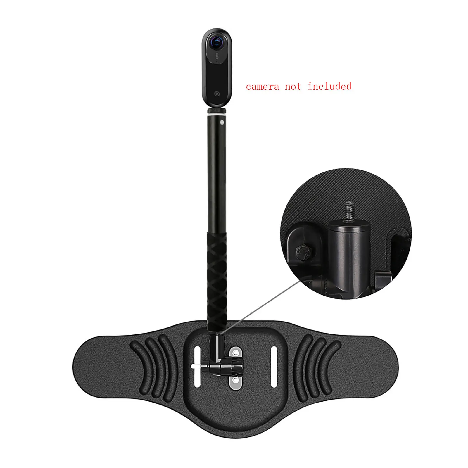 Waist Strap Holder Sporting First View Selfie Stick Mount with 1.2m Extension Pole for Insta360 ONE X/X2/R GoPro Hero 5 6 7 8