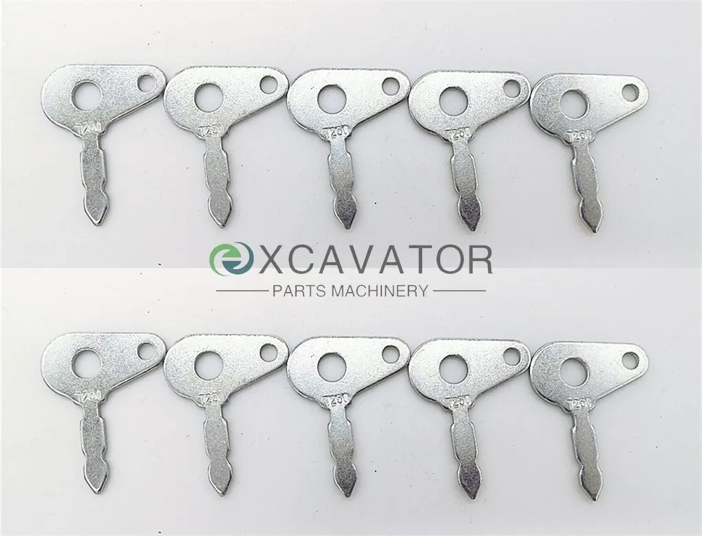 

10pc for Lucas T250 Excavator Key Grader Dozer Ford key