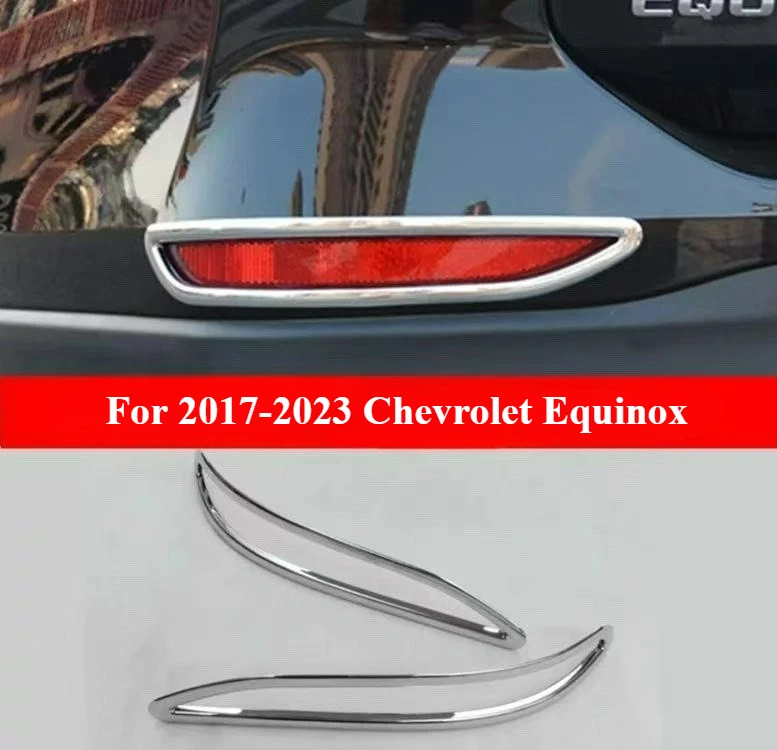 

2 шт. для Chevrolet Equinox 2017-2022 гг., хромированные накладки на заднюю противотуманную фару