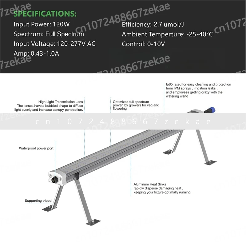 120W LED 150W sob o dossel LED 2.8PPE Match Use com HPS High Red Add Far Red Grow