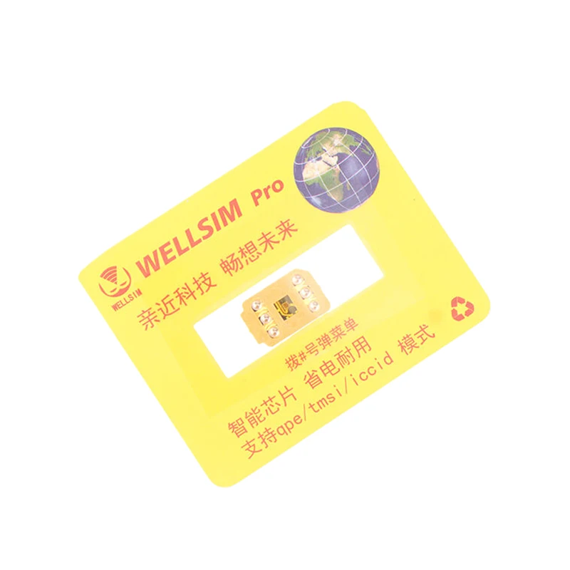 New WELLSIM PRO Single Sided Adhesive Universal Card Sticker Suitable For The Entire 6-15PM Series ICCID Mode