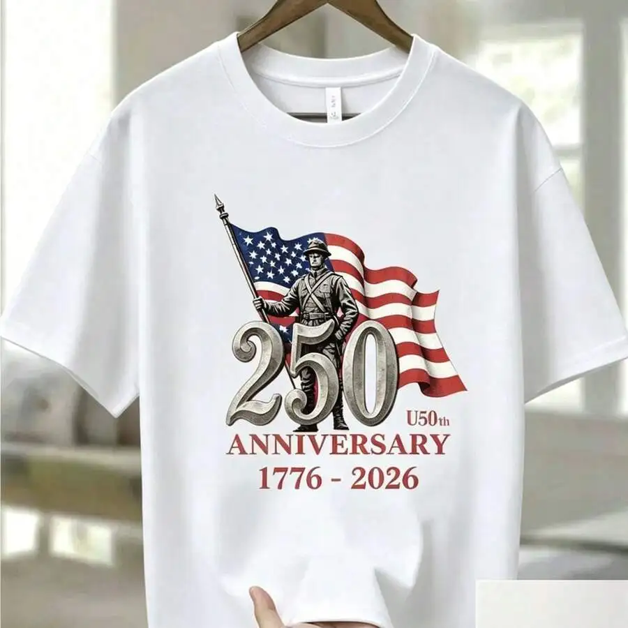 Men'S And Women'S Patriotic T-Shirts For The 250Th Anniversary Of America'S Independence Day, Commemorative T-Shirts - Inheritan