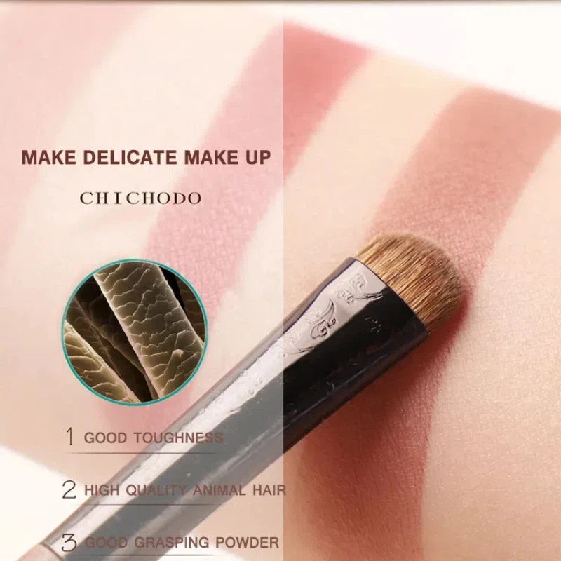 CHICHODO Professional animal hair makeup brush Eye shadow shader brush Simple beauty tools - Pony Hair -E206