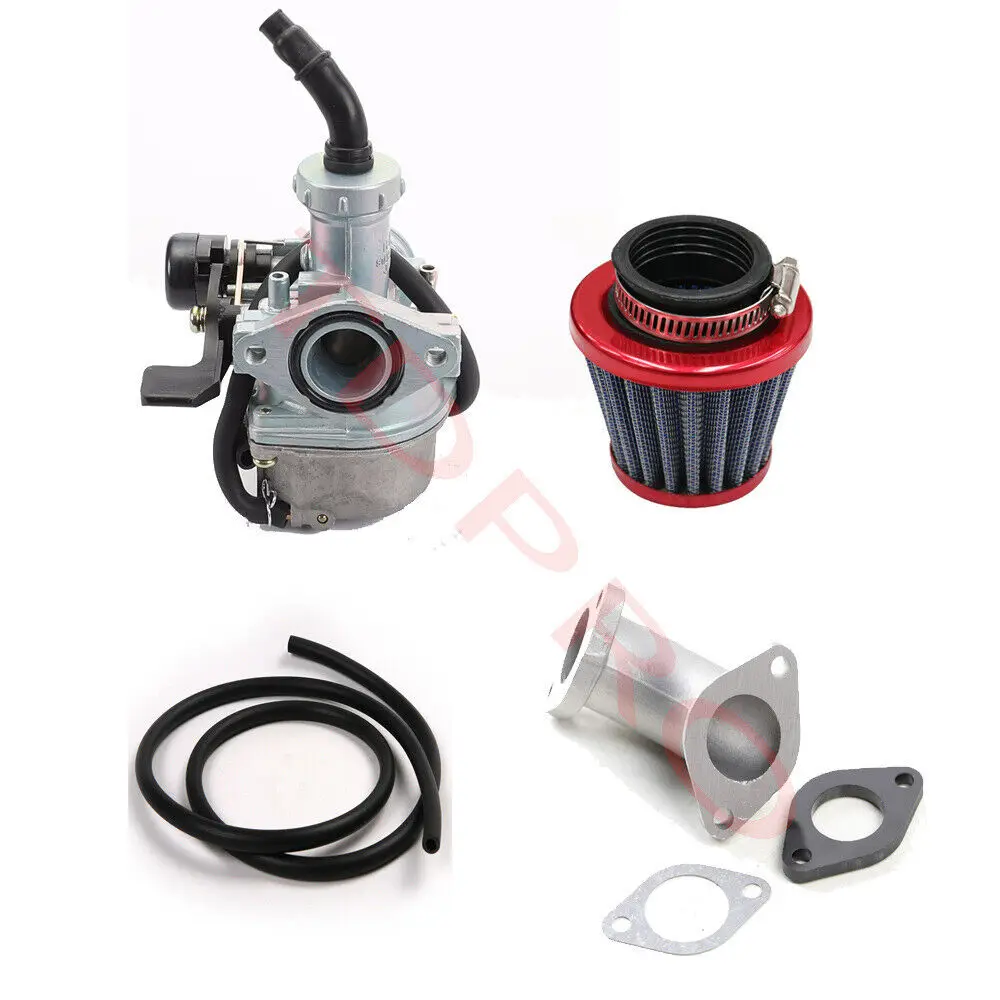 PZ 22mm Carburetor Air Filter Manifold Assembly for 110cc 125cc Pit Dirt Bike CRF50 CRF70 Motorcycle Parts