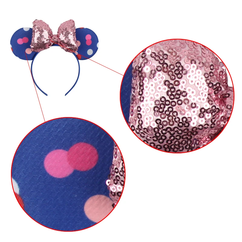 New Disney Mouse Ears Headband Girls And Kids 4\
