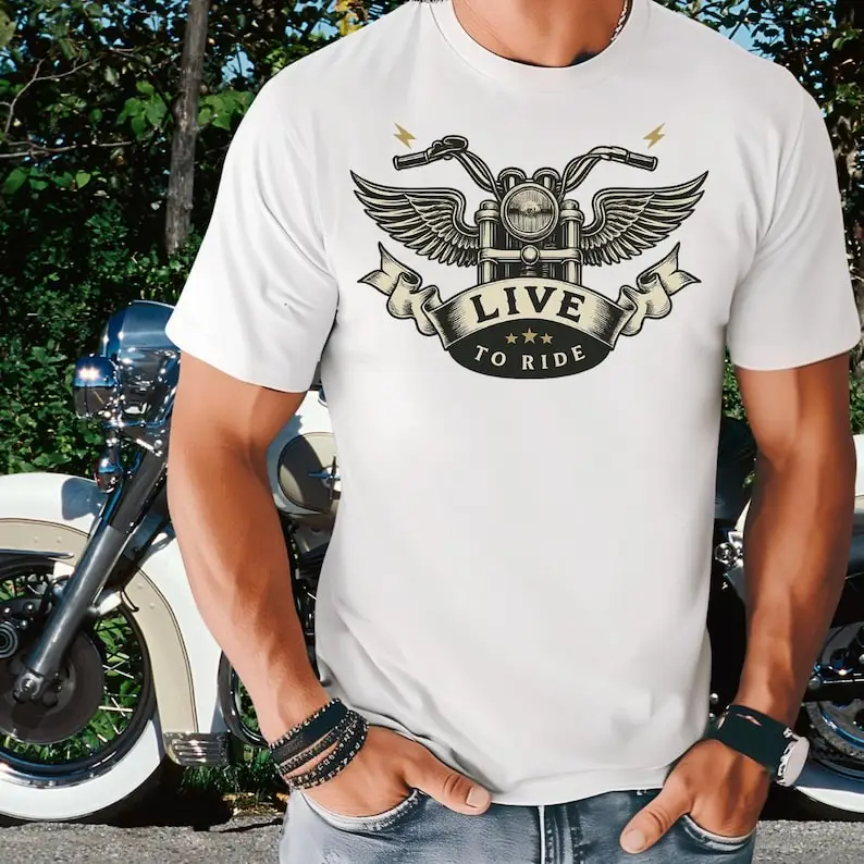 

Camiseta de motociclista / vintage / Regalos de motociclista / Camiseta